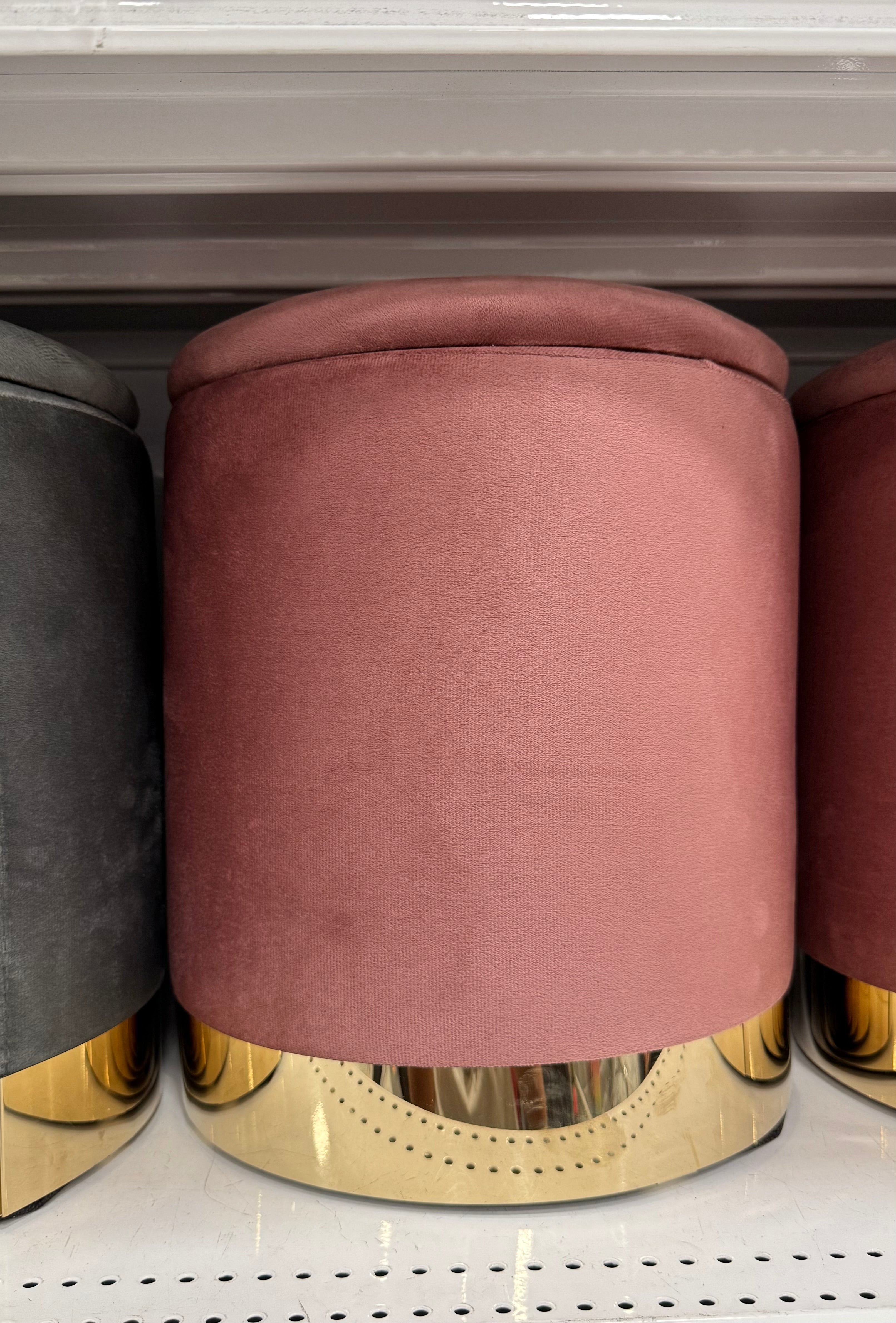 Pouf SEMPLICE dettagli oro