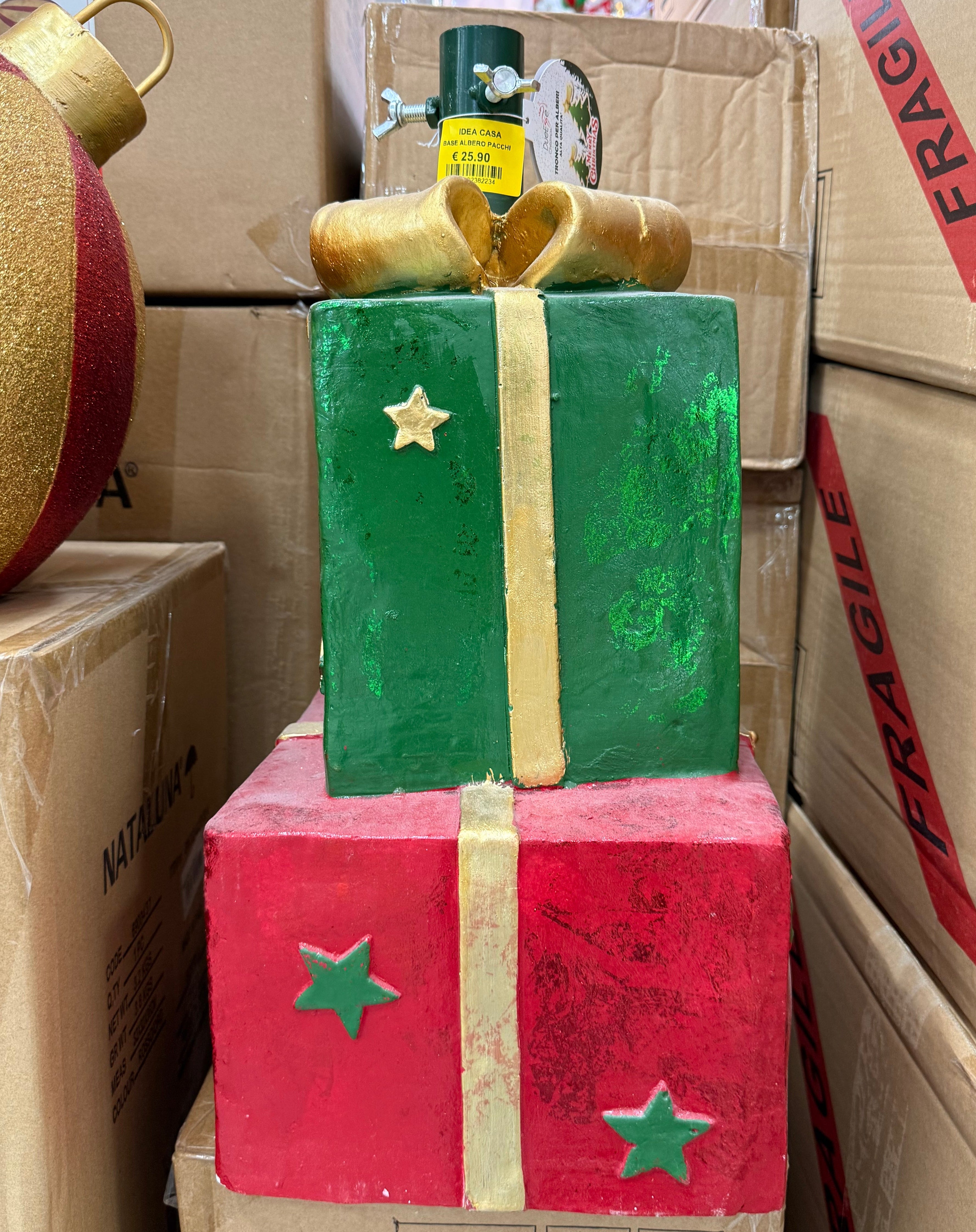 Base Albero di Natale 2 Pacchi Regalo