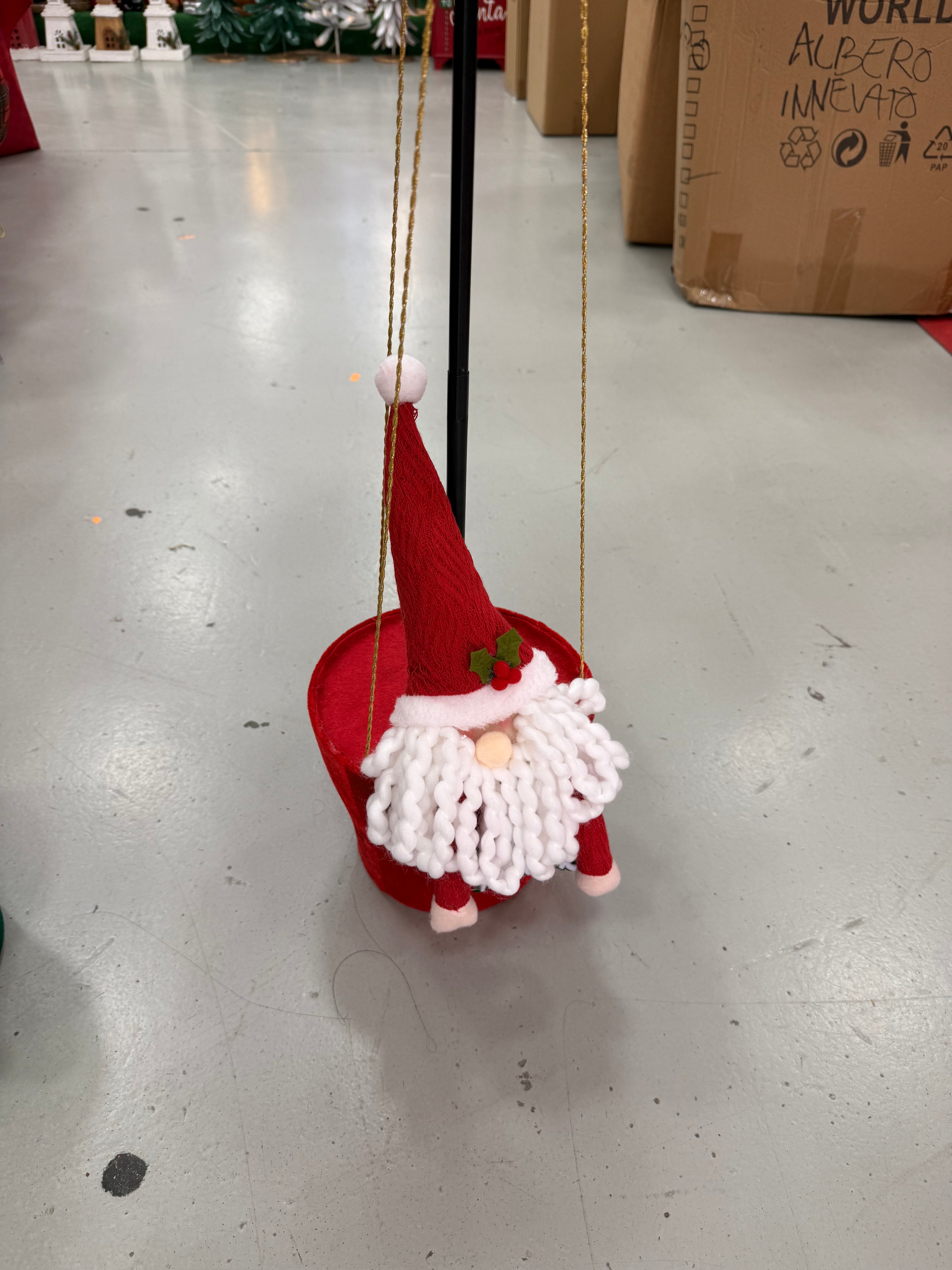 Mongolfiera Natalizia con Babbo Natale a Righe – 2 fantasie