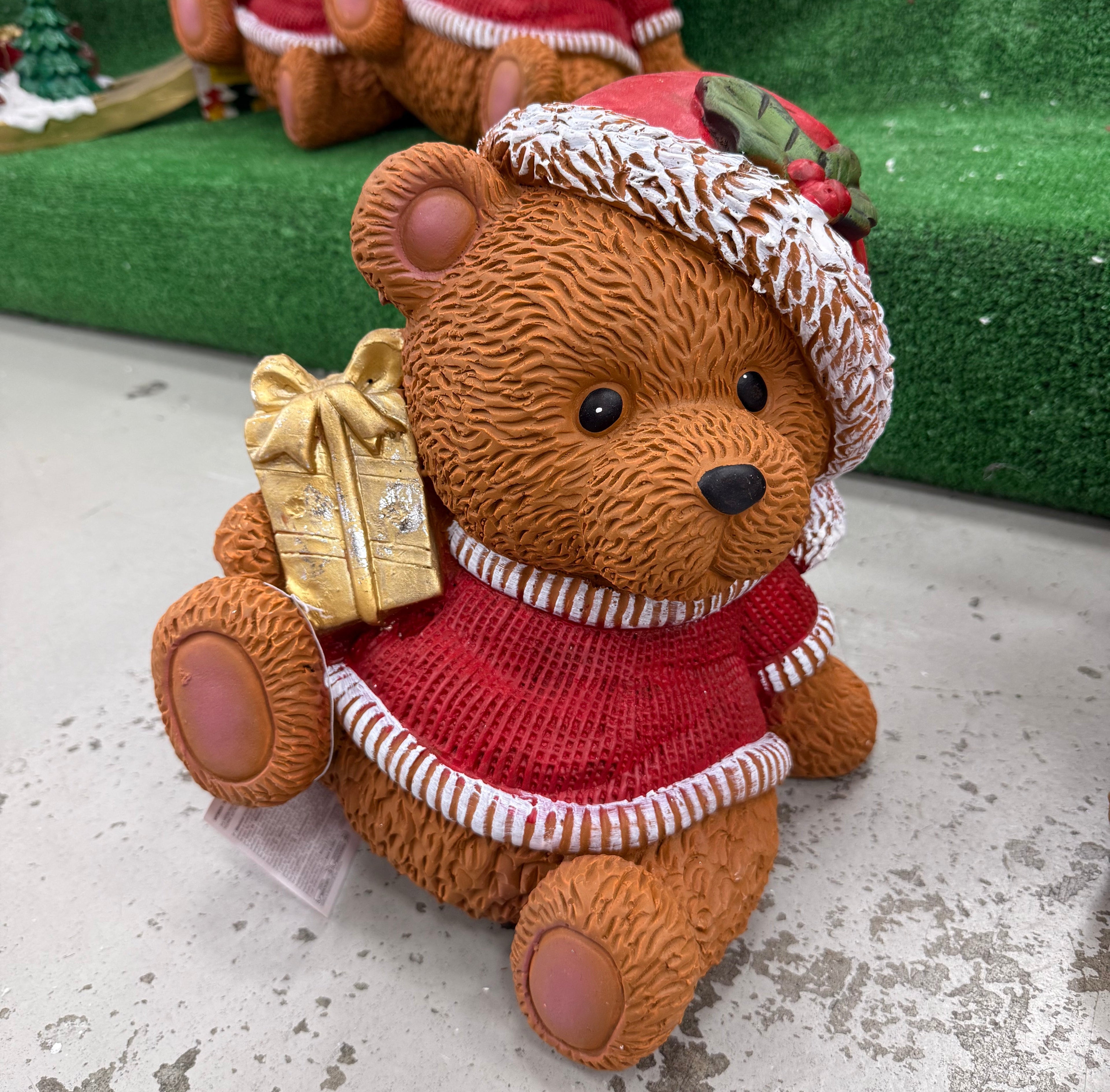Orsetto Natalizio con Decorazione – 3 Varianti Disponibili