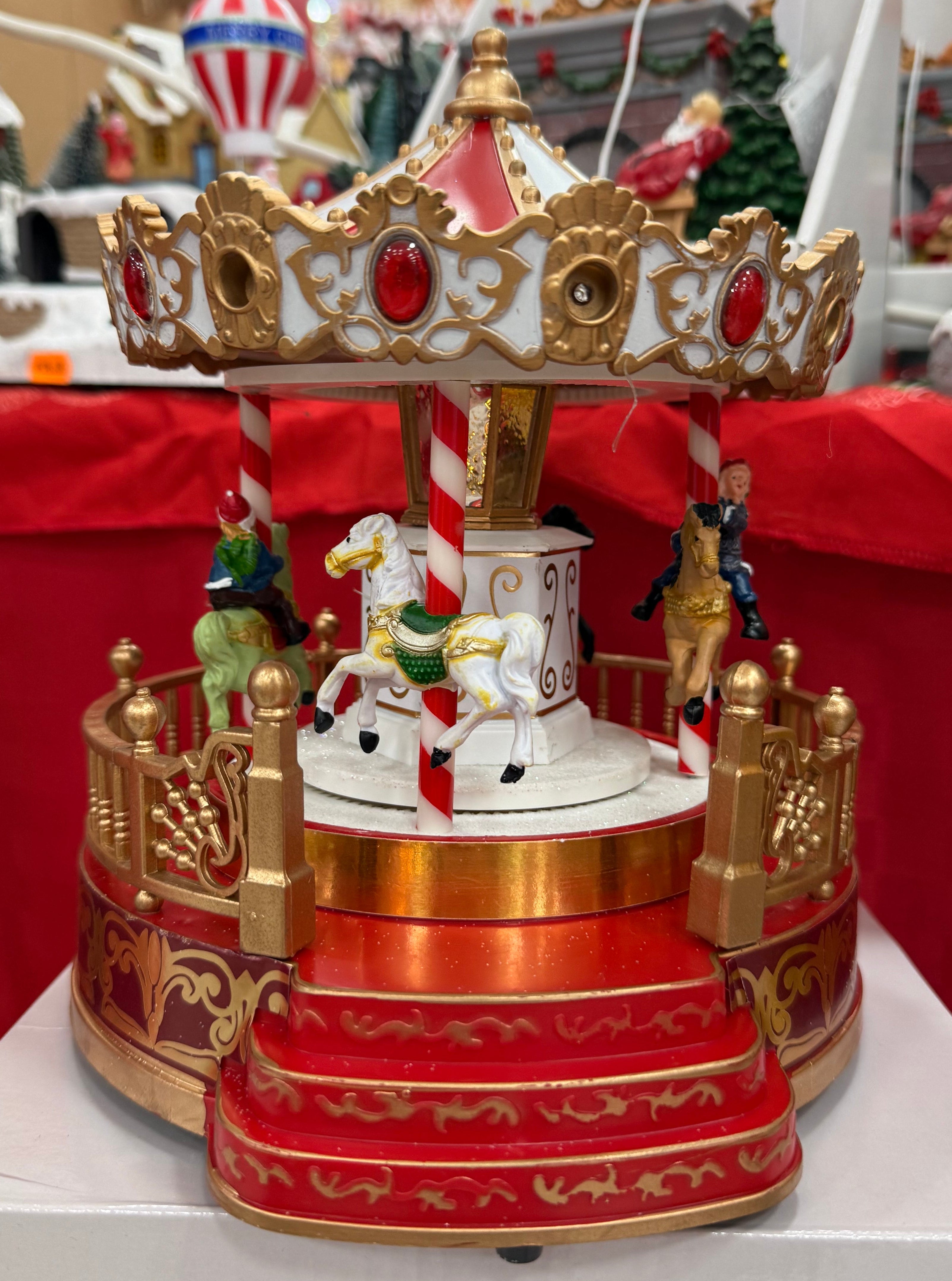 Giostrina Natalizia con Musica e Luce – 22 cm