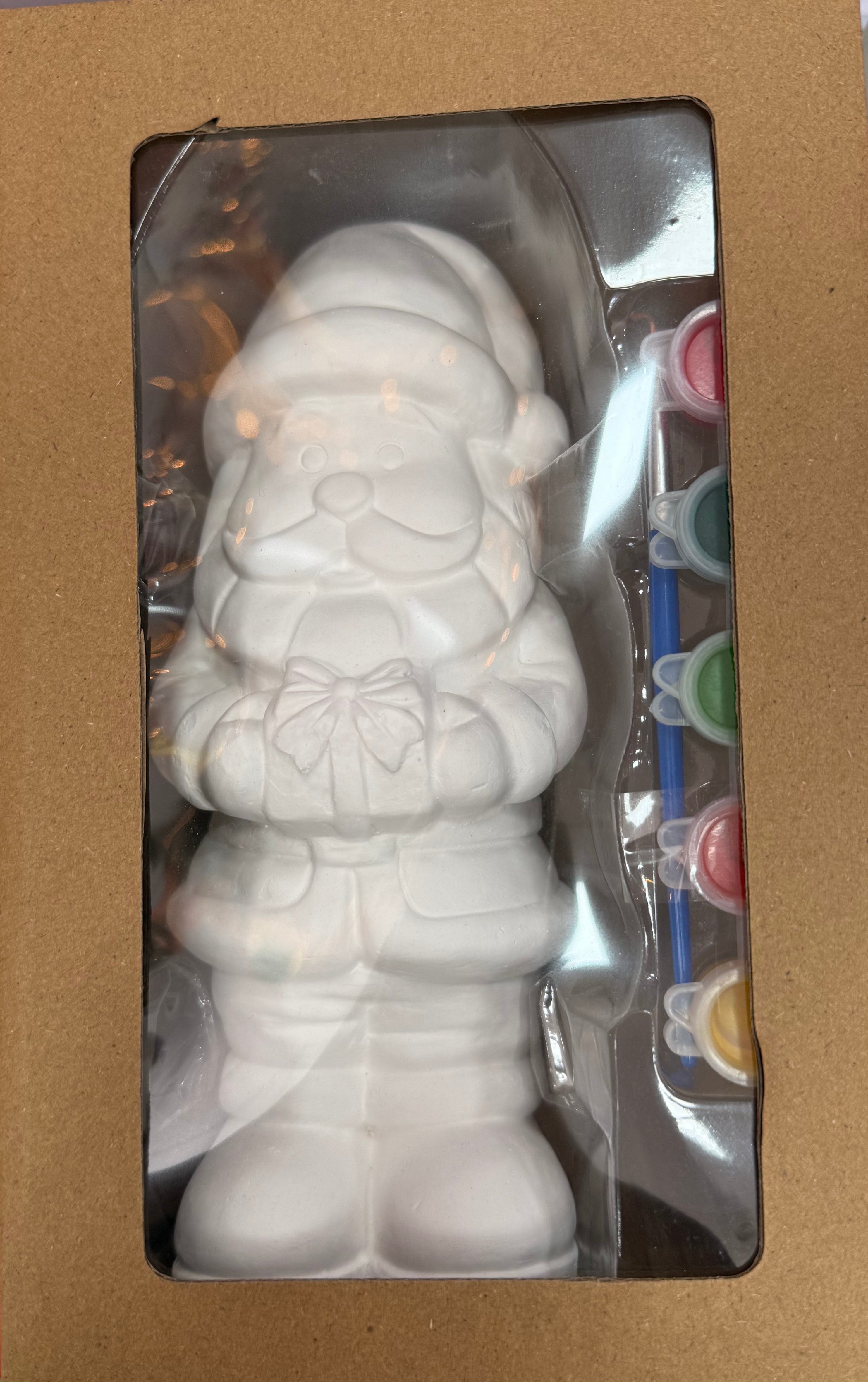 Set Statuette di Gesso Natalizie da Dipingere – 3 Modelli Disponibili