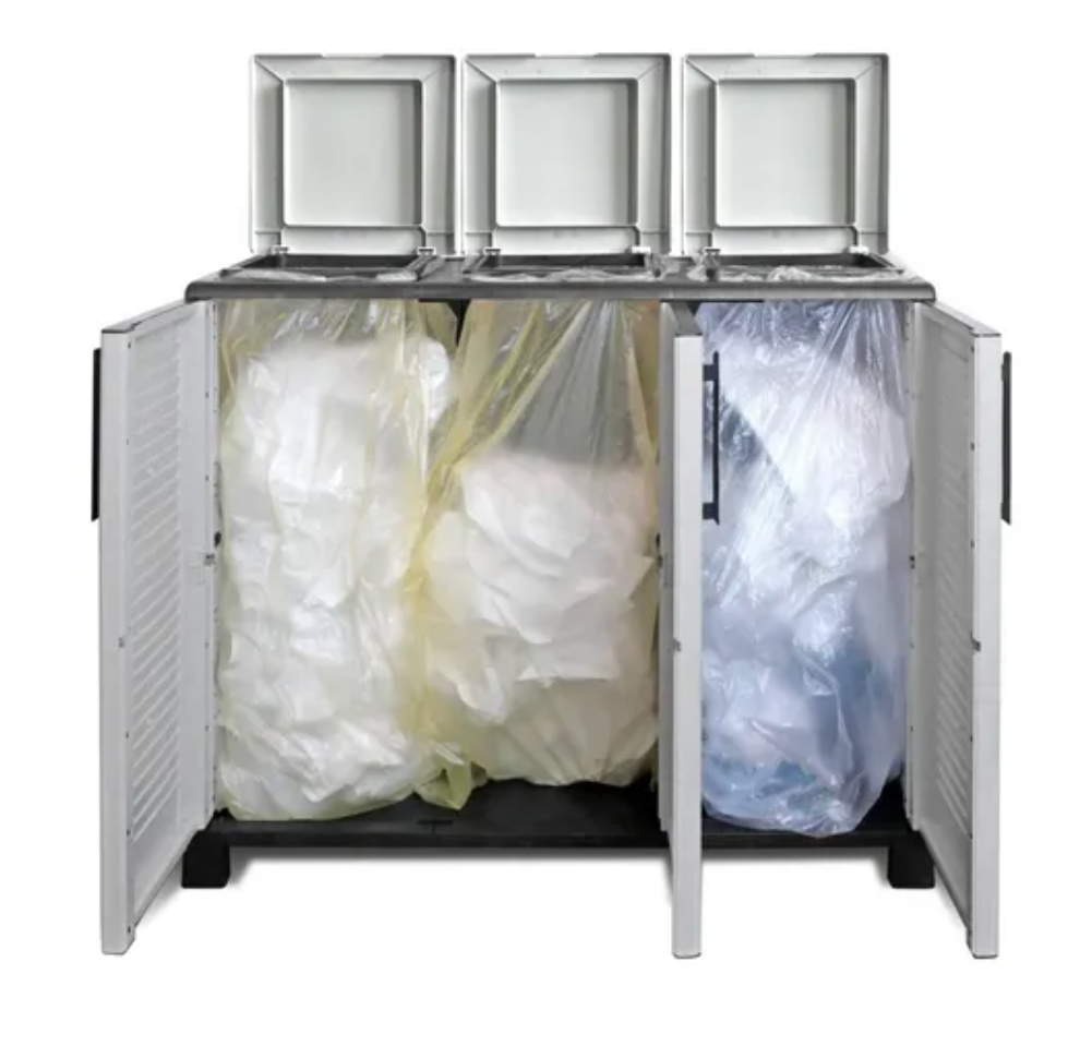 Pattumiera per Raccolta Differenziata – Grigio e Nero