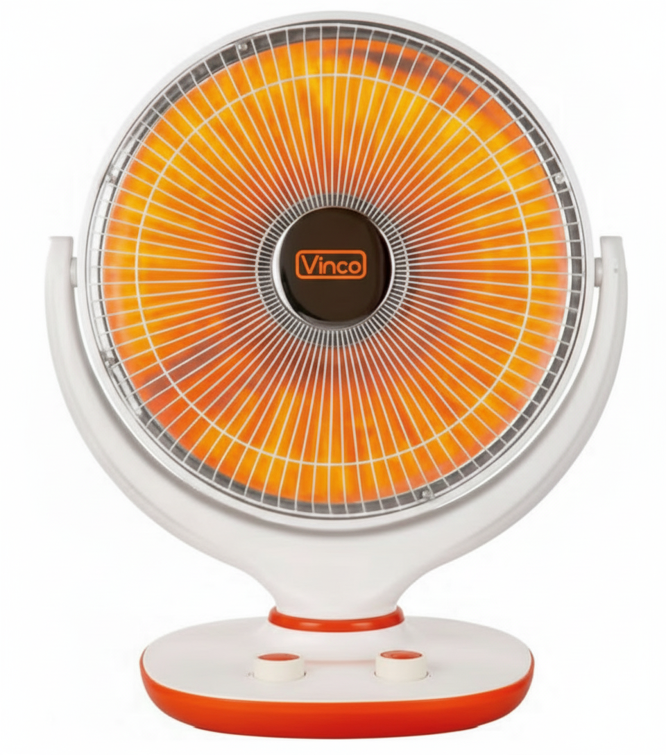 Stufa a parabola Vinco 1 kW in fibra di carbonio – Oscillante