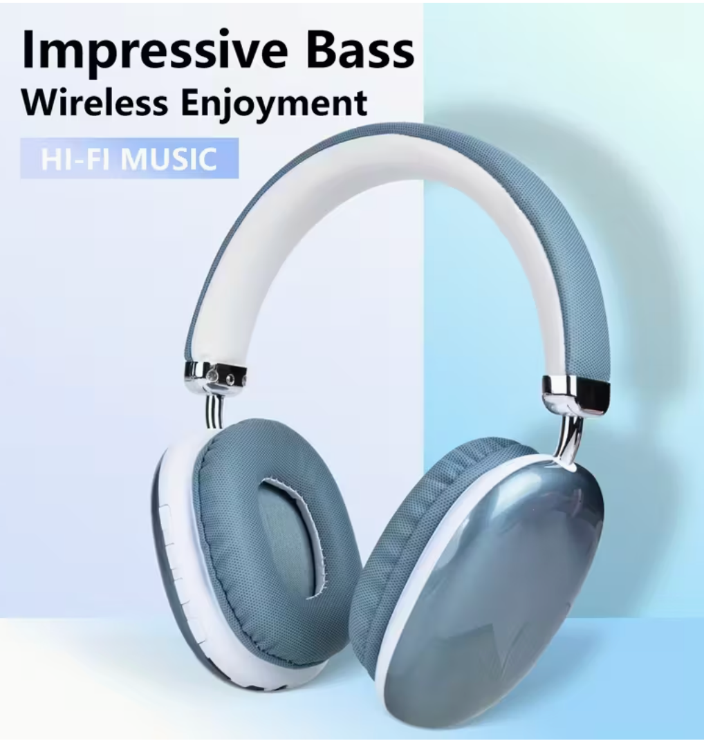 Cuffie Bluetooth Wireless HS-12 con microfono e ANC