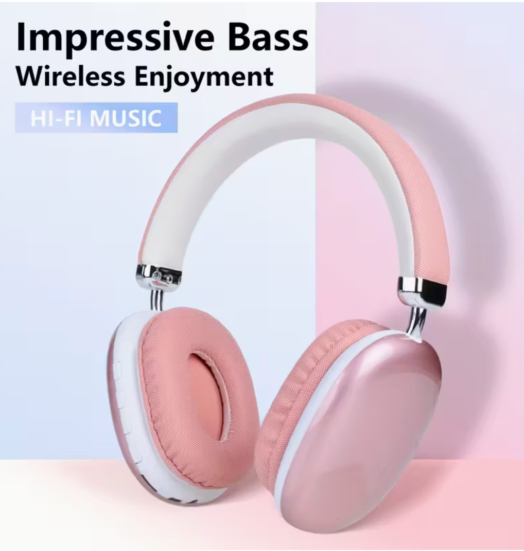 Cuffie Bluetooth Wireless HS-12 con microfono e ANC